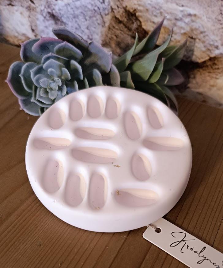 Support de bagues rose pâle