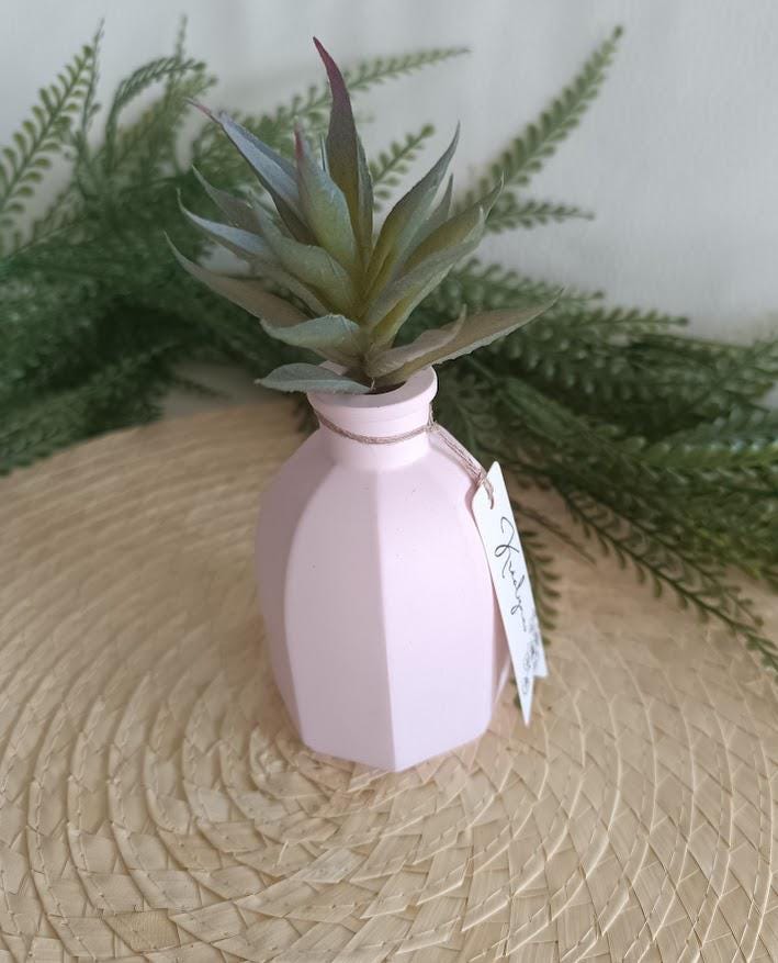 Petit vase diffuseur de parfum rose