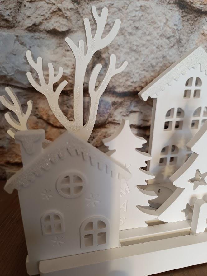 Photophore "Village de Noël"