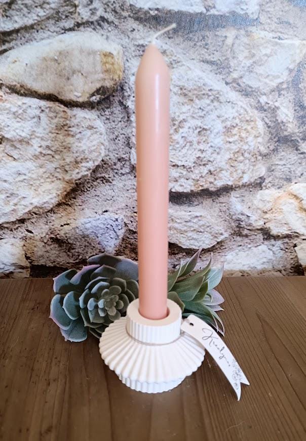 Bougeoir Blanc Céramique