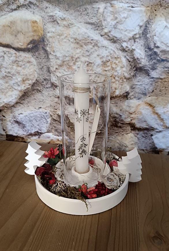 Bougeoir lumineux plat