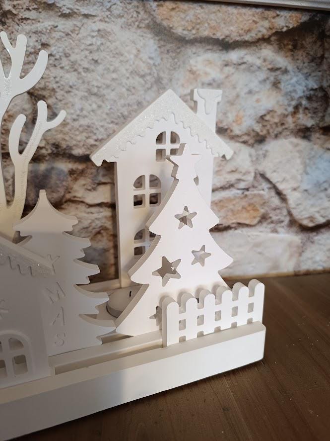 Photophore "Village de Noël"