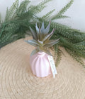 Petit vase diffuseur de parfum rose.